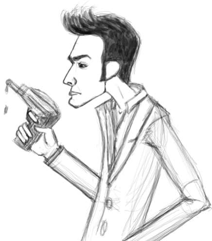 The 10th doctor quick sketch